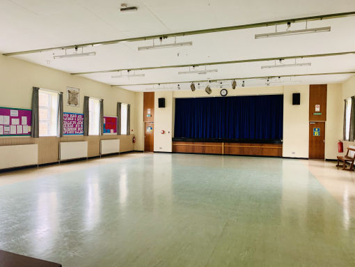 inside Springhead Congregational Church Hall, Oldham